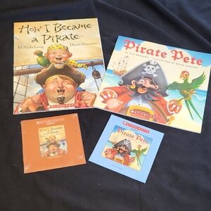 Scholastic Pirate Pete & How I Became a Pirate Audio Book Set -